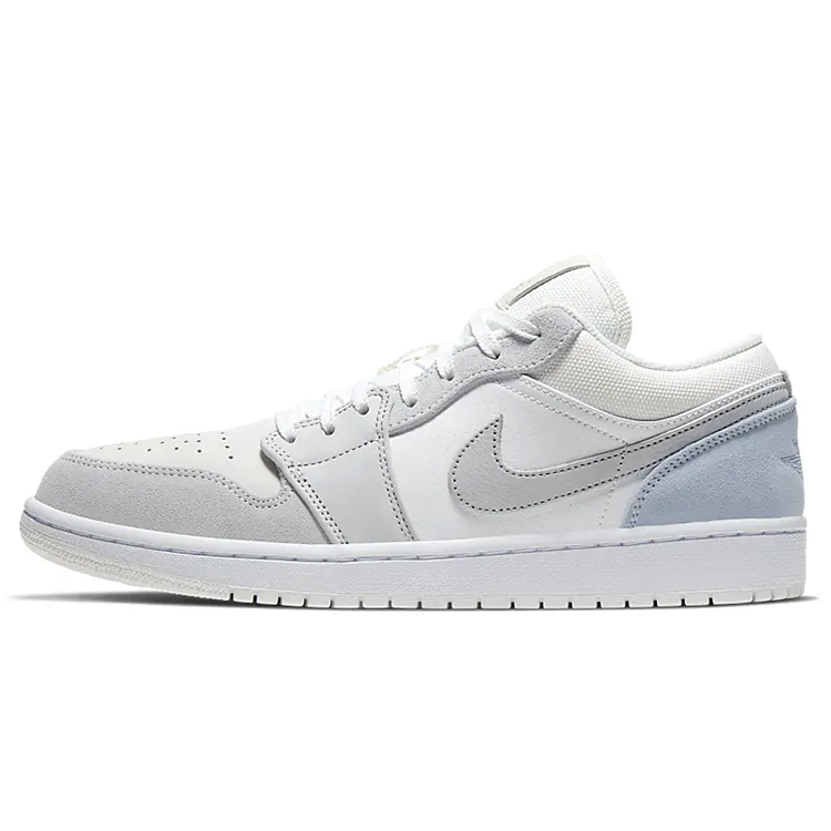 Jordan Air Jordan 1 Vintage Basketball Shoes Unisex Low top White/Gray купить в интернет-магазине Yoocart с быстрой доставкой по России.