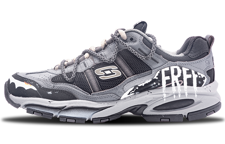 Skechers Vigor Anti-Slip And Wear-Resistant Breathable Low-Top Casual Shoes Men's Gray