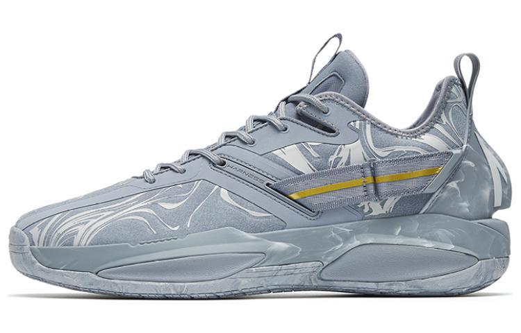ANTA GH3 Basketball Shoes Men Low Top Marble/Gray