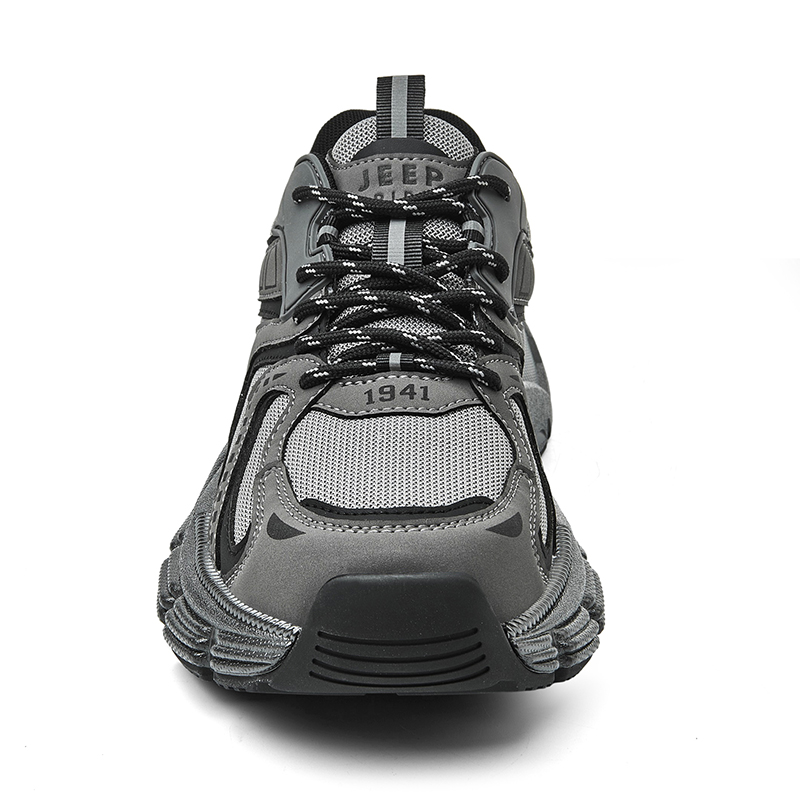 JEEP SPIRIT Versatile Sports Trendy Casual Low Top Chunky Sneakers Men's Gray Purple купить в интернет-магазине Yoocart с быстрой доставкой по России.