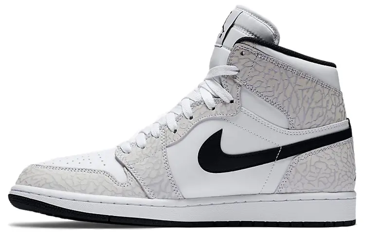Jordan 1 Retro White Elephant Print
