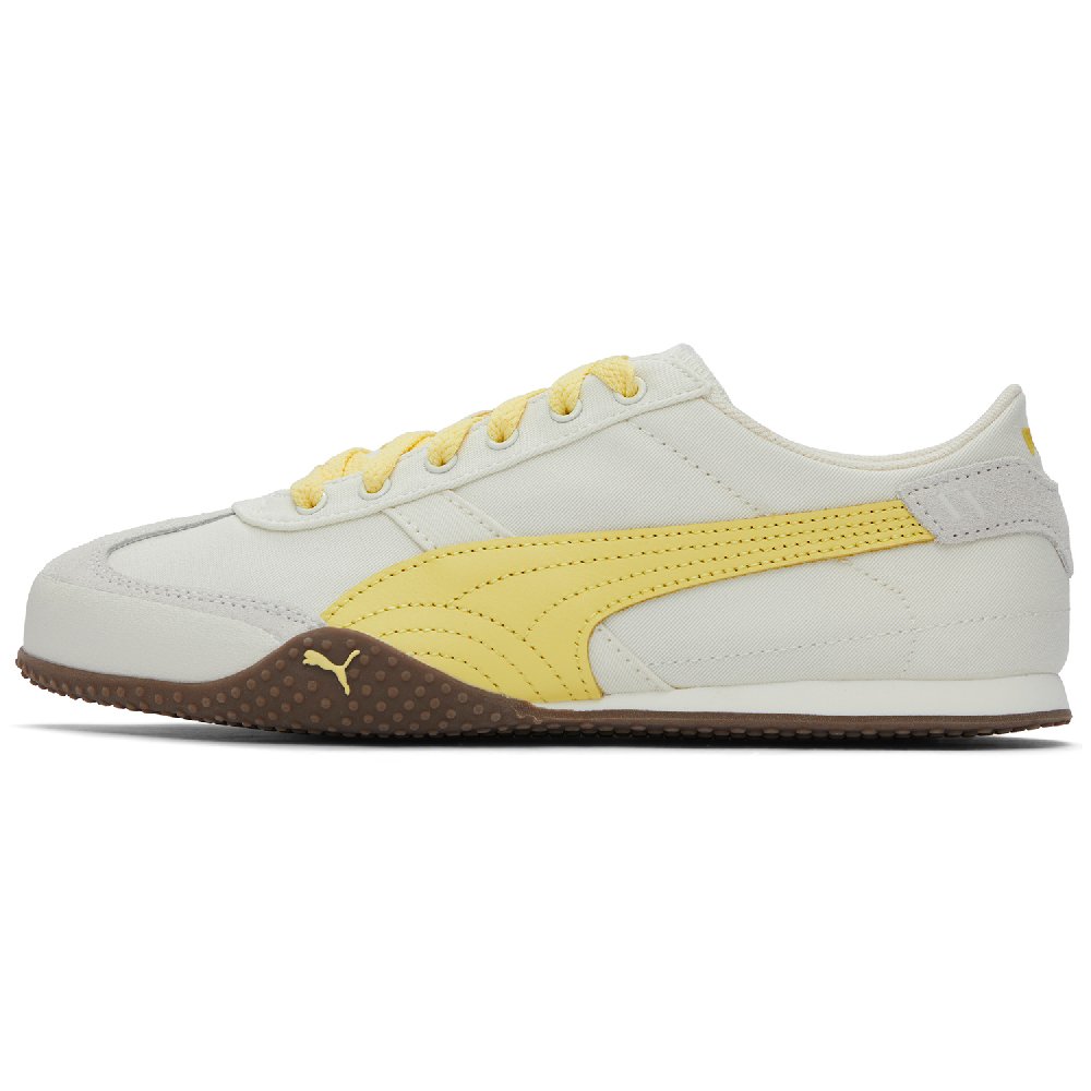 PUMA Bella UT Wear resistant And Lightweight Low Top Casual Shoes Unisex White Yellow