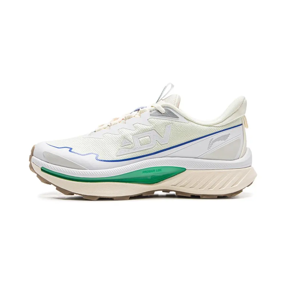 LiNing Cushioning, Abrasion Resistant, Slip Resistant, Rebound Low top Trail Running Shoes Women's Ecru