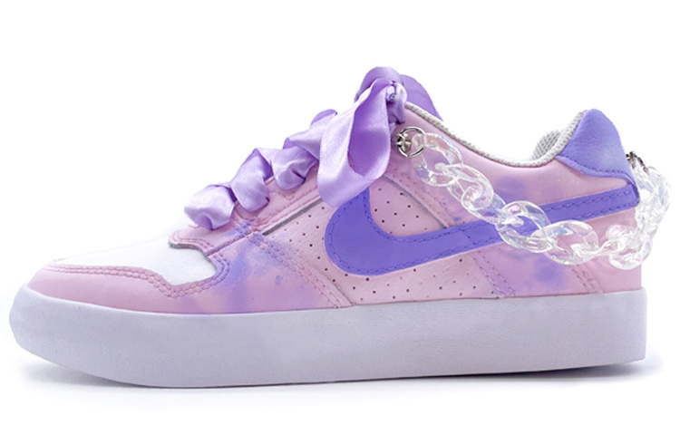Nike SB Delta Low-Top Skateboard Shoes Unisex Pink Purple