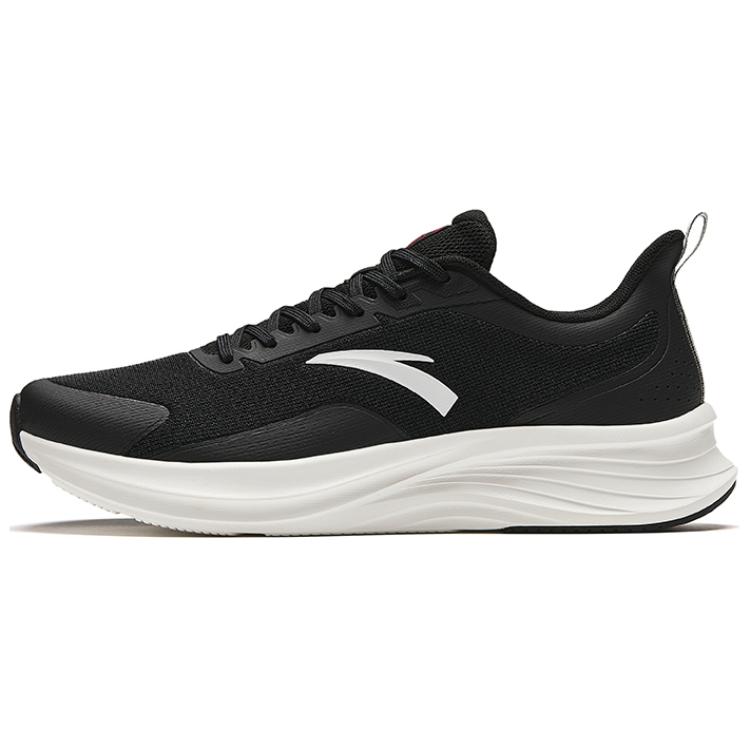 Anta Cushioning Wear-Resistant Low-Top Running Shoes Men's Black