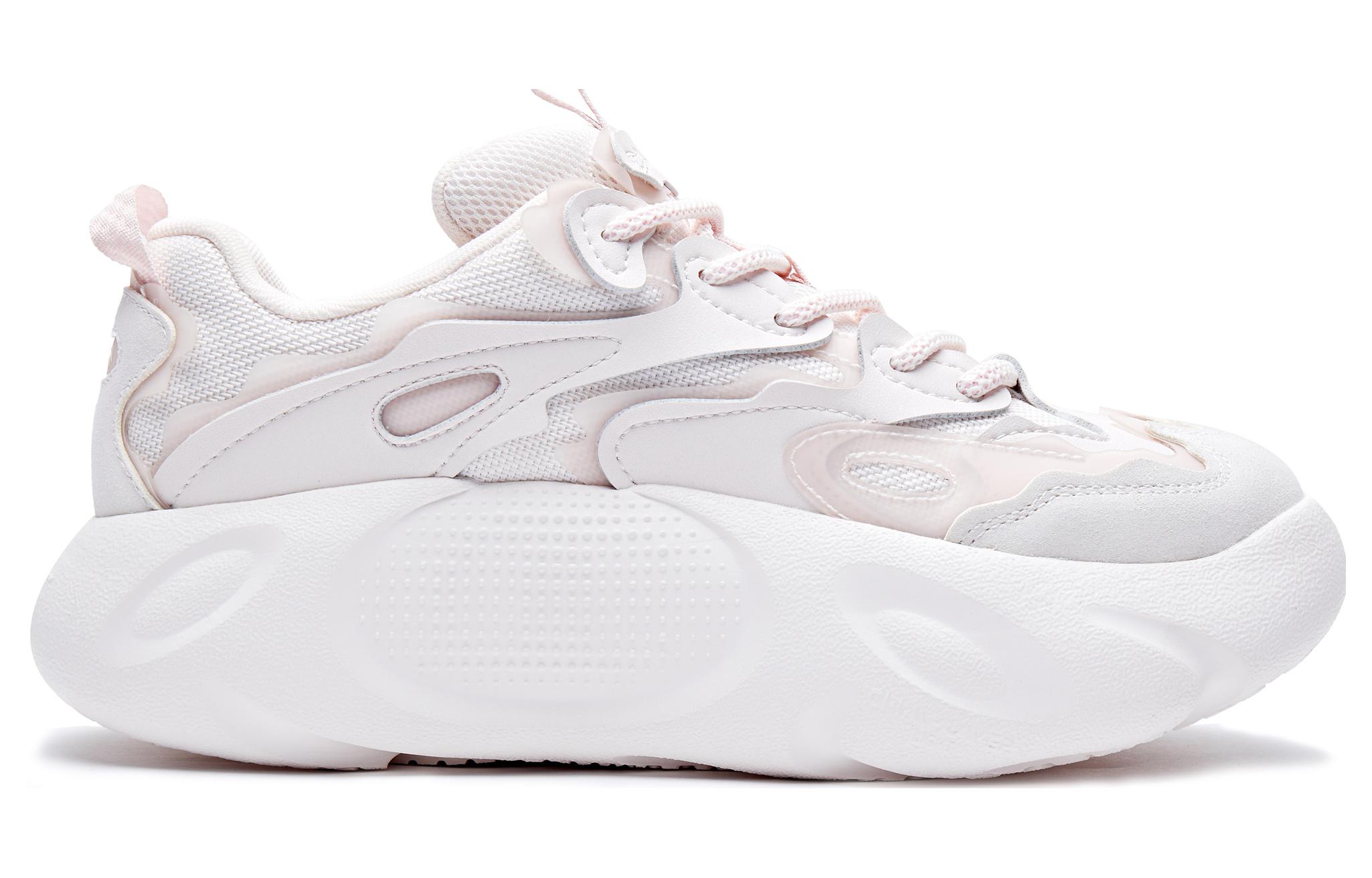 Champion Mini Basket Shoes Low-Top Chunky Sneakers Women's Light Pink