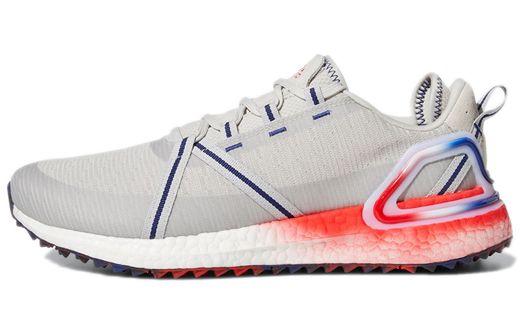 Adidas Solarthon Primegreen Spikeless Golf 'Grey Vivid Red'