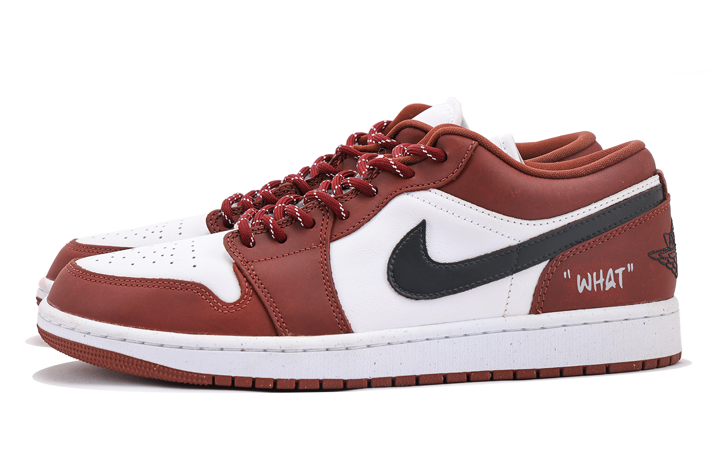 Jordan Air Jordan 1 Anti Slip Wear Resistant Low Top Vintage Basketball Shoes Unisex Black Red купить в интернет-магазине Yoocart с быстрой доставкой по России.