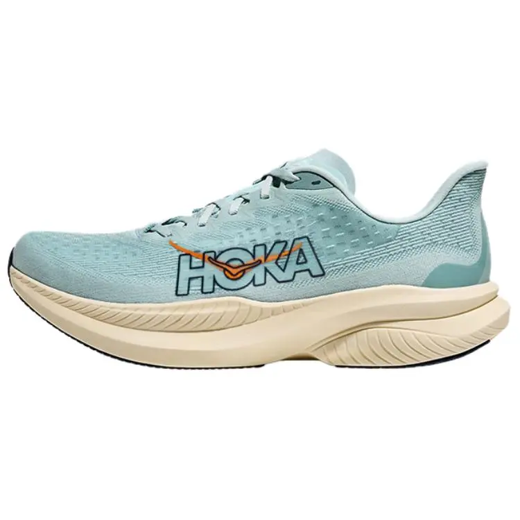 HOKA ONE ONE MACH 6 Breathable Support Running Shoes Men's Blue