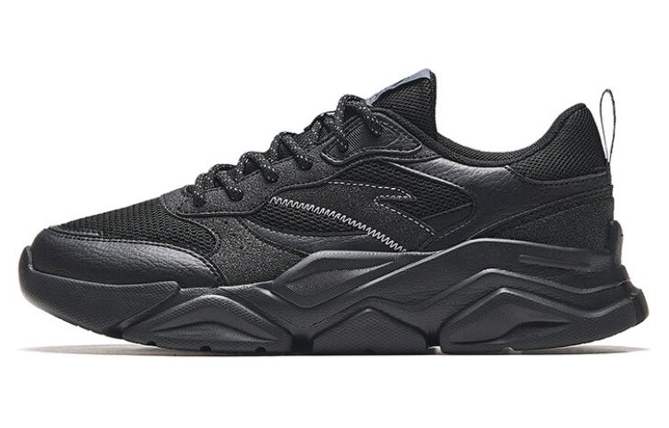 Anta Life Collection Anti Slip Wear Resistant Low Top Running Shoes Women's Black