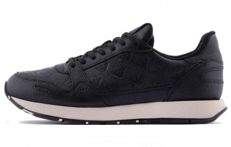 EMPORIO ARMANI Casual Shoes Men Low-Top Black