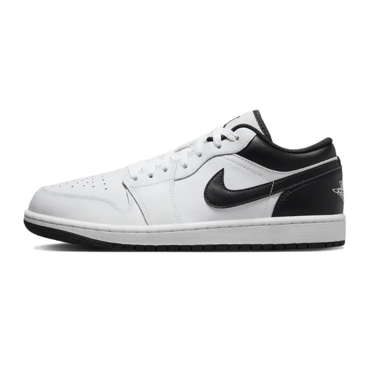 Jordan Air Jordan 1 Low 'White Black' Slip-Resistant Low-Top Vintage Basketball Shoes Men's White Black купить в интернет-магазине Yoocart с быстрой доставкой по России.