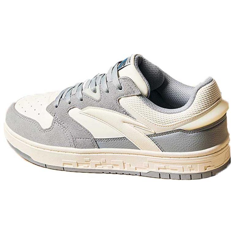 Anta Anti-Slip Wear-Resistant Skateboard Shoes Men's White Gray
