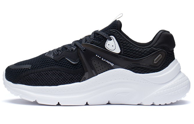 LiNing Liuyun Shock Absorbers Slip Resistant Abrasion Resistant Lightweight Low top Casual Shoes Women's Black
