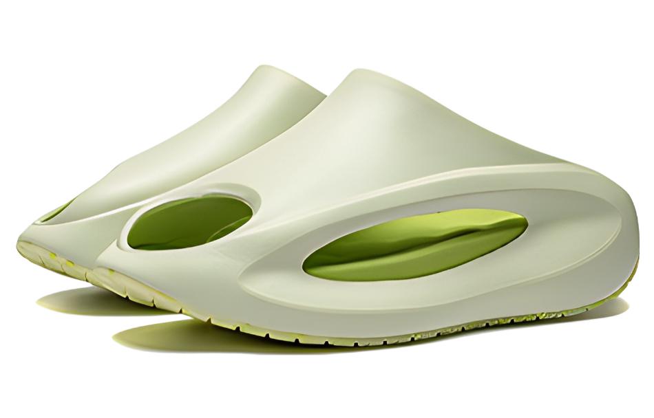 LiNing Yun You Slay Quiet Abrasion-Resistant Slide Slippers Unisex Light Fruit Green