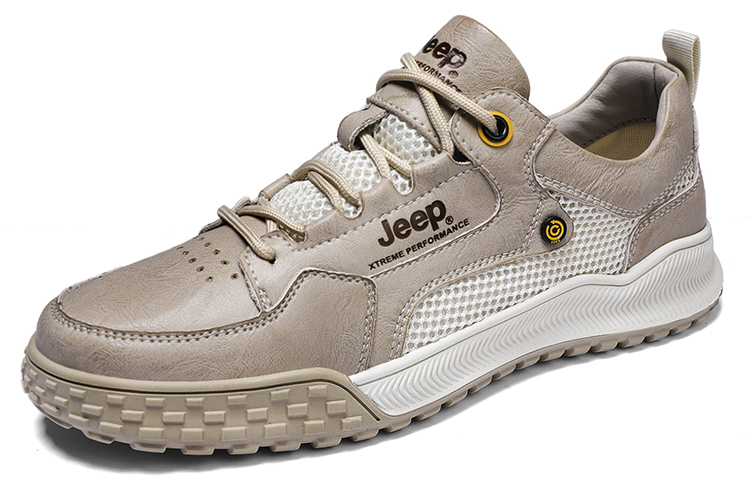Jeep Low Top Sports Casual Shoes Men's Sand купить в интернет-магазине Yoocart с быстрой доставкой по России.