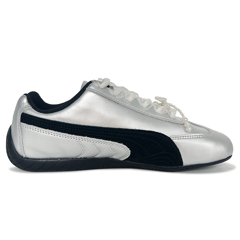 PUMA Speedcat Go Light Silver Ballet Casual Shoes Women's Moonlight Silver