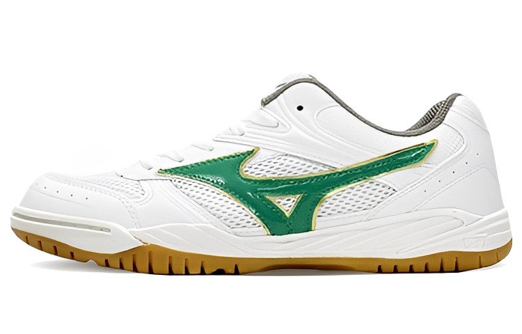Mizuno Badminton Shoes Unisex Low-Top White/Green