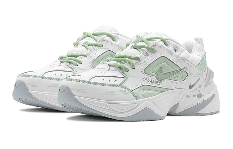 Nike M2K Tekno Low-Top Chunky Sneakers Women's Green