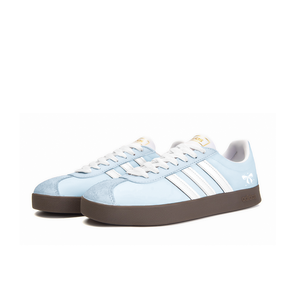 Adidas Neo VL Court 2.0 Skateboard Shoes Unisex Low-Top White/Brown/Blue
