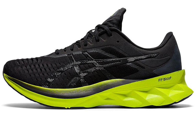 Asics Novablast 'Black Lime Zest'