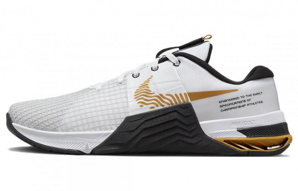 Nike Metcon 8 White Gold Suede