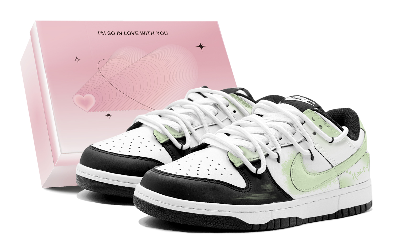 Nike Dunk Skateboard Shoes Unisex Low top White