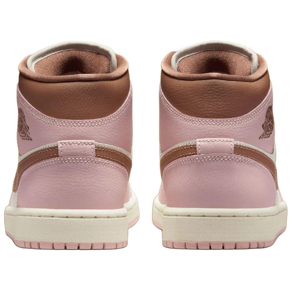 Jordan Air Jordan 1 Anti-Slip Wear-Resistant Mid-Top Vintage Basketball Shoes Women's Pink White купить в интернет-магазине Yoocart с быстрой доставкой по России.