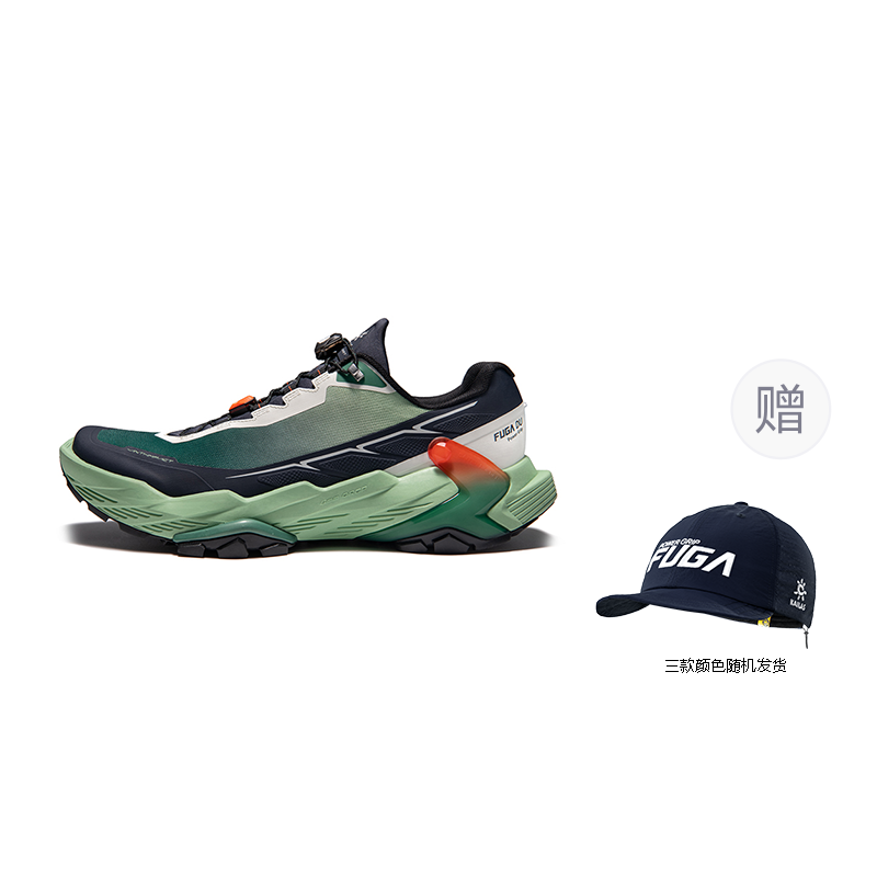 KAILAS FUGA DU Running Shoes Women's Low-Top Midnight Blue/Palm Leaf/Unbleached Original Color