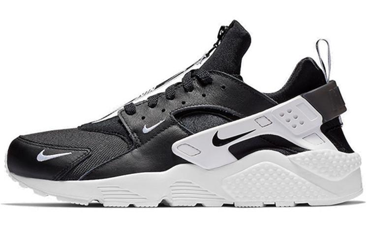 Nike Air Huarache Run Zip Black White