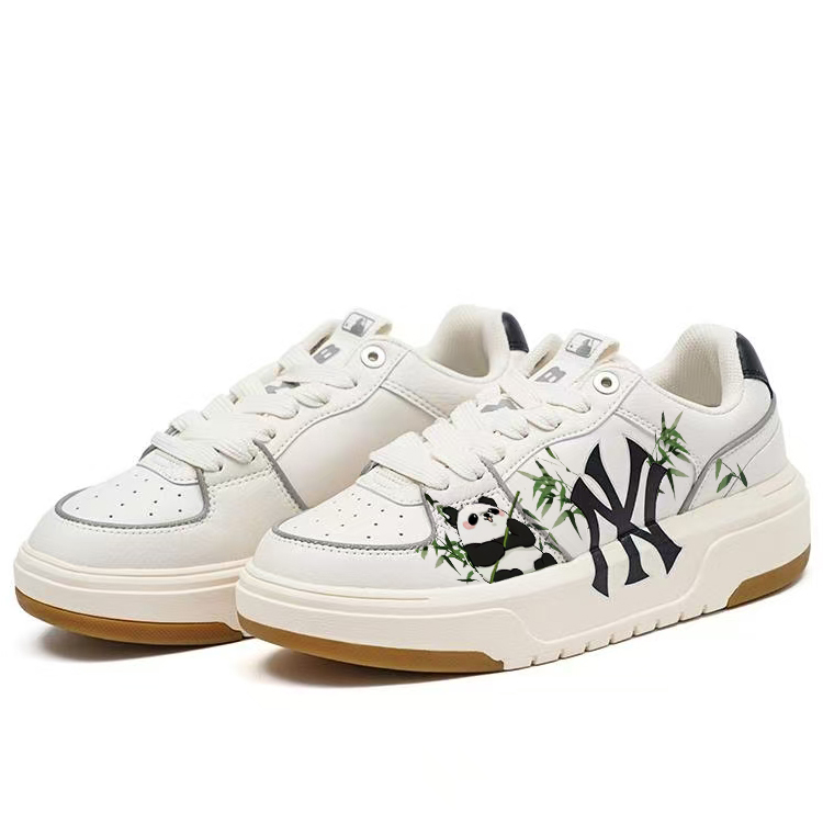 MLB Chunky Liner Low Top Skateboard Shoes Unisex White