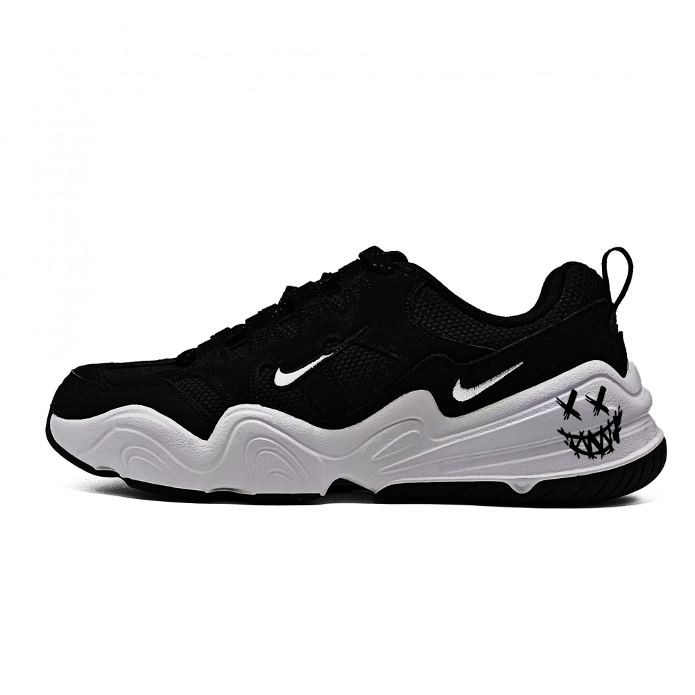 Nike Tech Hera Breathable And Lightweight Low top Casual Shoes Unisex Black White
