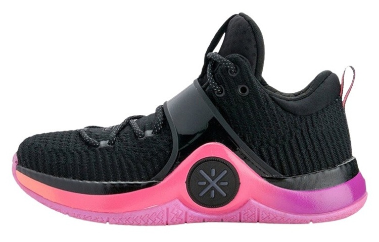 LiNing WOW 6 Sunrise Low top Performance Basketball Shoes Women's Pink Black
