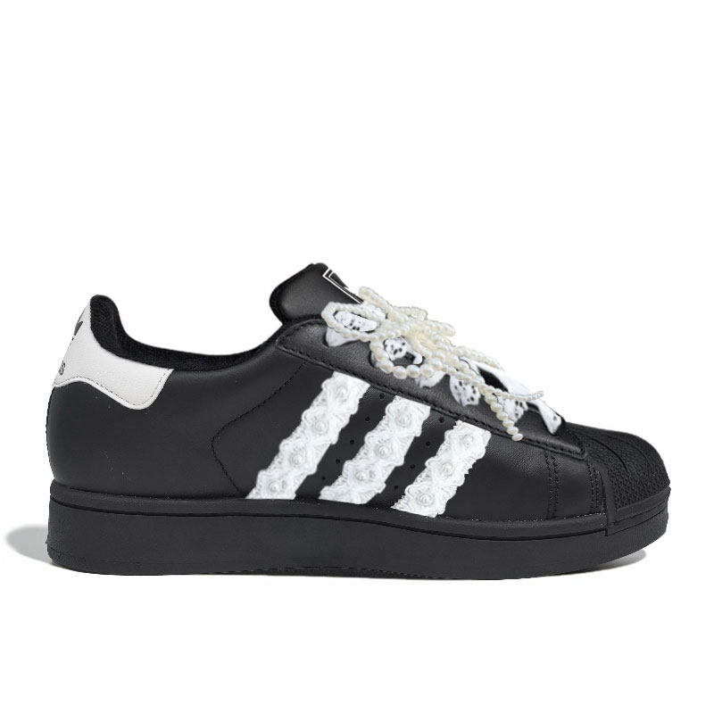 Adidas Originals Superstar 2 Skateboard Shoes Women's Low top Black White купить в интернет-магазине Yoocart с быстрой доставкой по России.