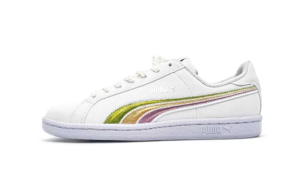 PUMA Smash Crystal Pudding Lightweight Low Top Skateboard Shoes Unisex White