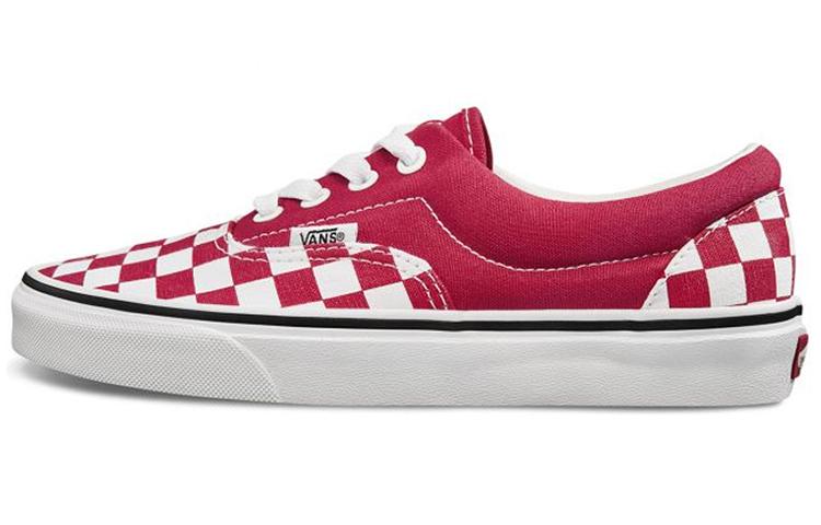 Vans Era Checkerboard Racing Red