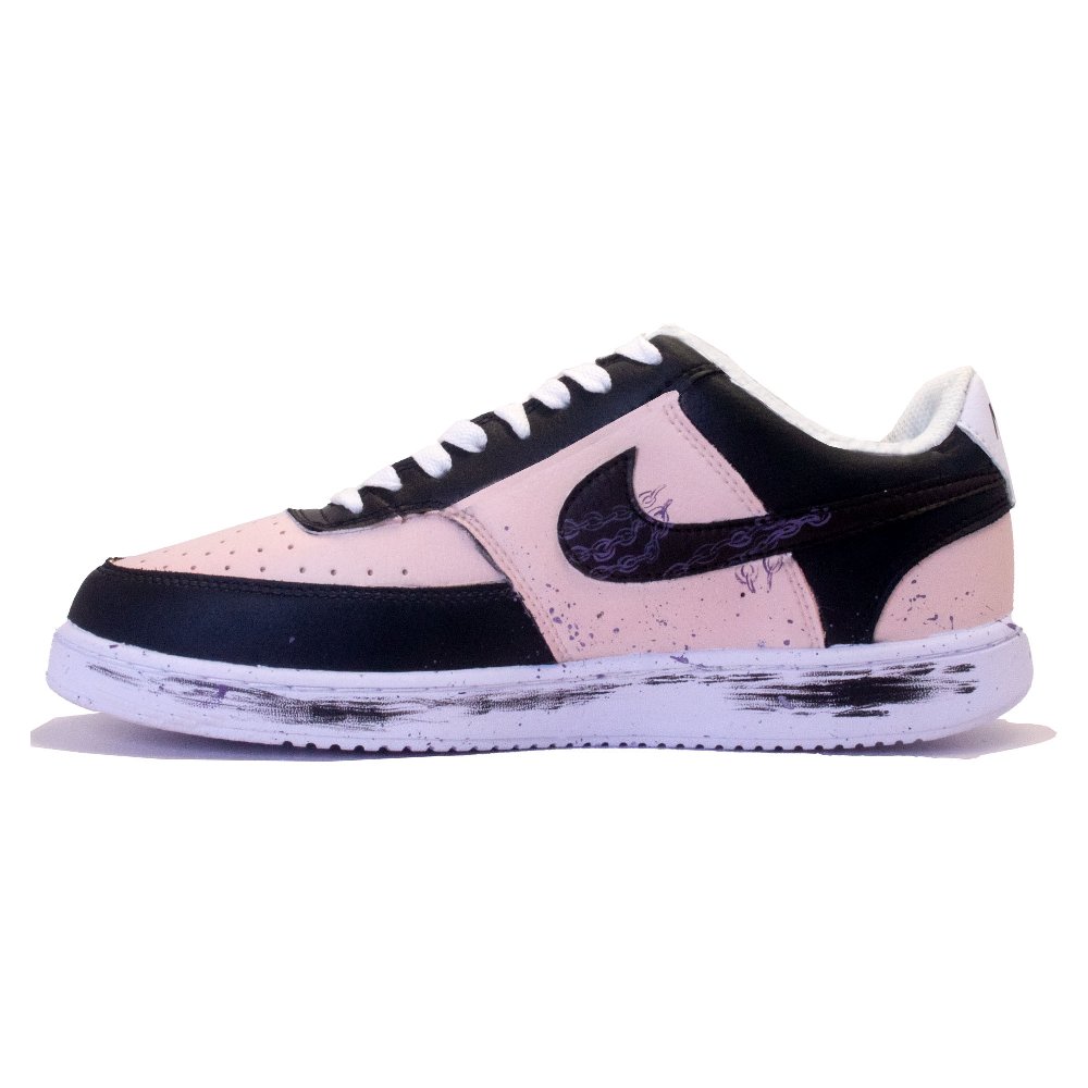 Nike Court Vision 1 Skateboard Shoes Unisex Low Top Black/Pink