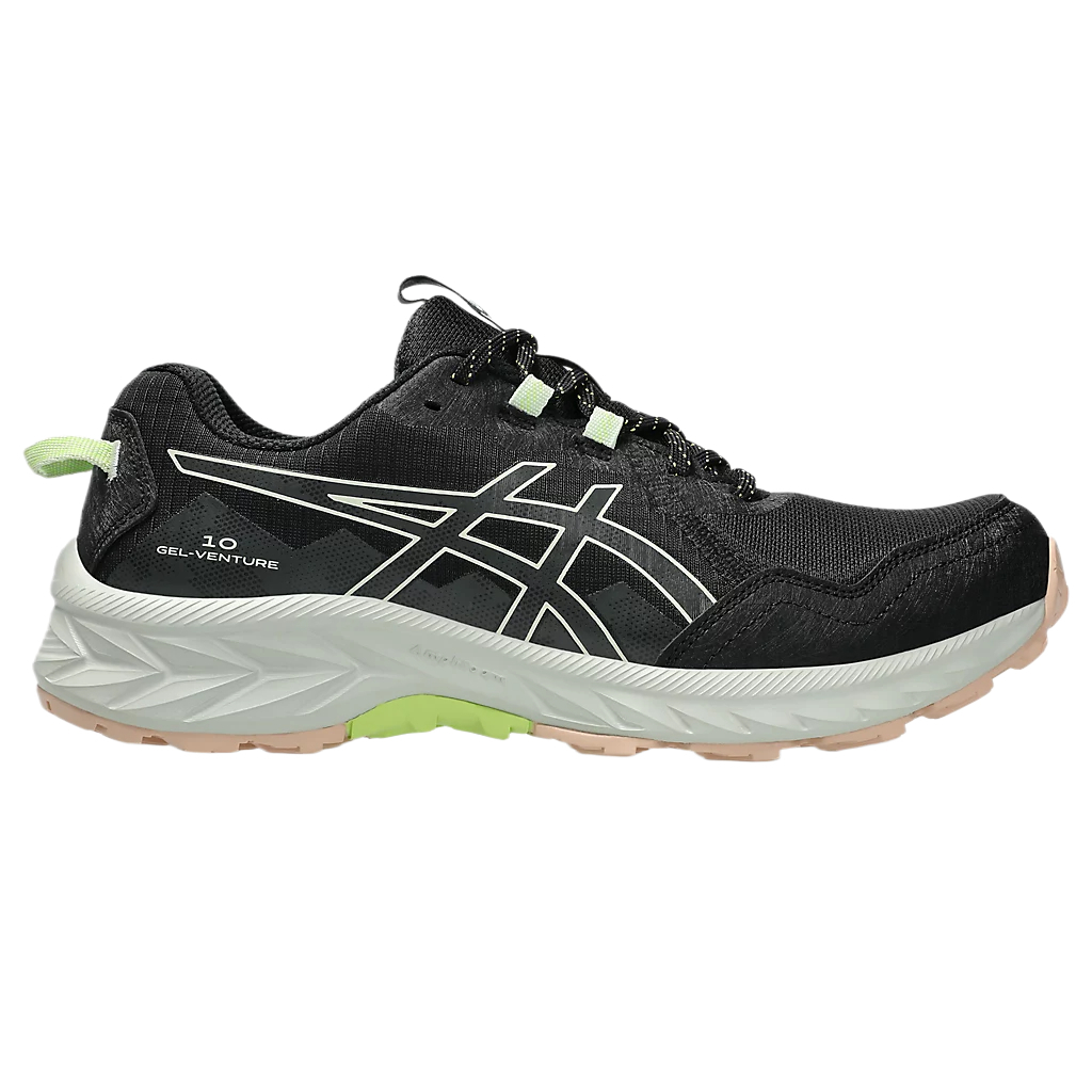 Asics GEL VENTURE 10 Cushioning, Breathable, Supportive Low top Running Shoes Women's Black Green