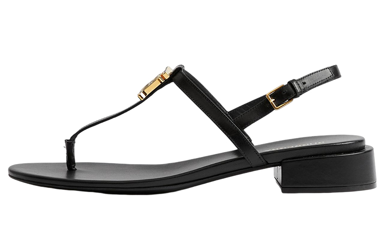 Burberry Monogram Stylish Sandal Women's Black
