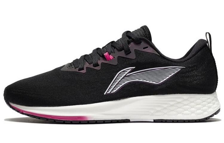 LiNing Red Hare 4 Cushioning Anti-Slip And Wear-Resistant Rebound Low-Top Running Shoes Women's Black