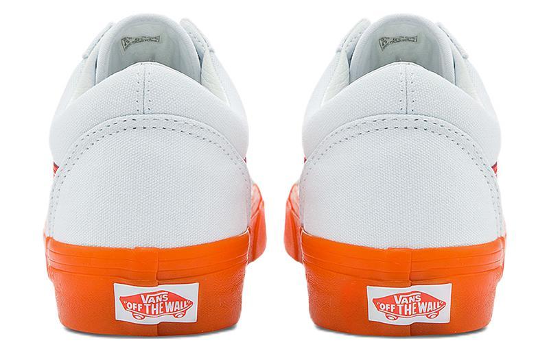 Vans Old Skool Casual Low Top Skate Shoes Small Orange Side Stripe Unisex 'White' купить в интернет-магазине Yoocart с быстрой доставкой по России.