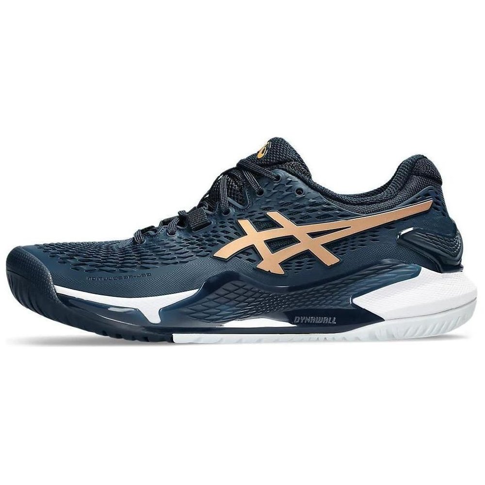 Asics Gel Resolution 9 French Blue Pure Gold Women's