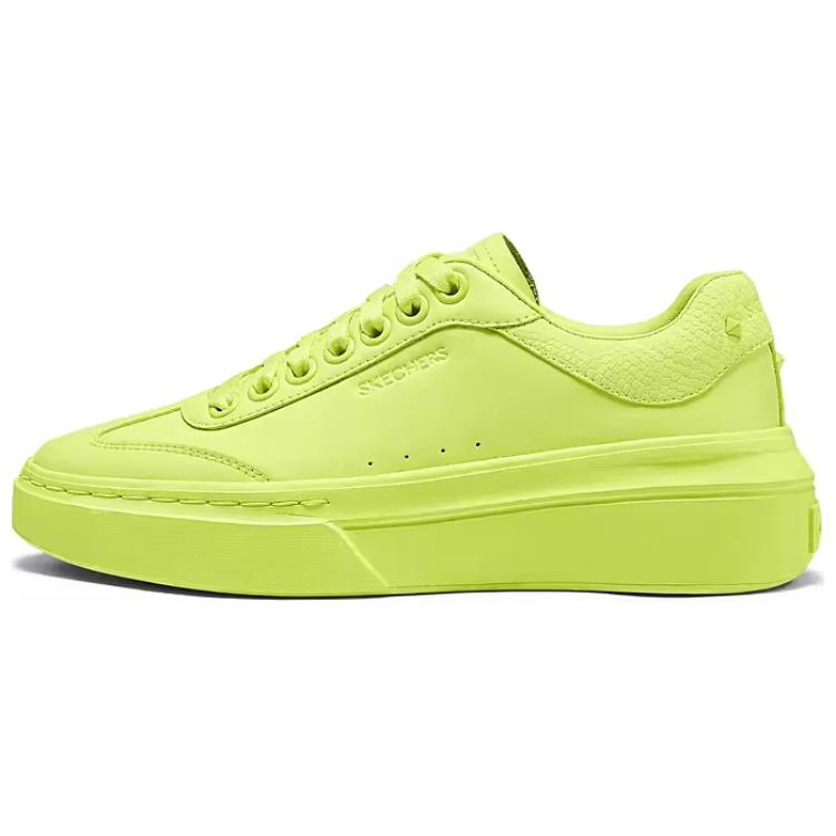 Skechers Court Classics Lightweight And Breathable Low-Top Skateboard Shoes Women's Lemon