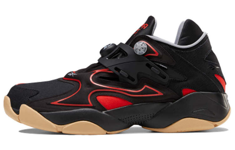 Reebok Pump Court Black Red Gum