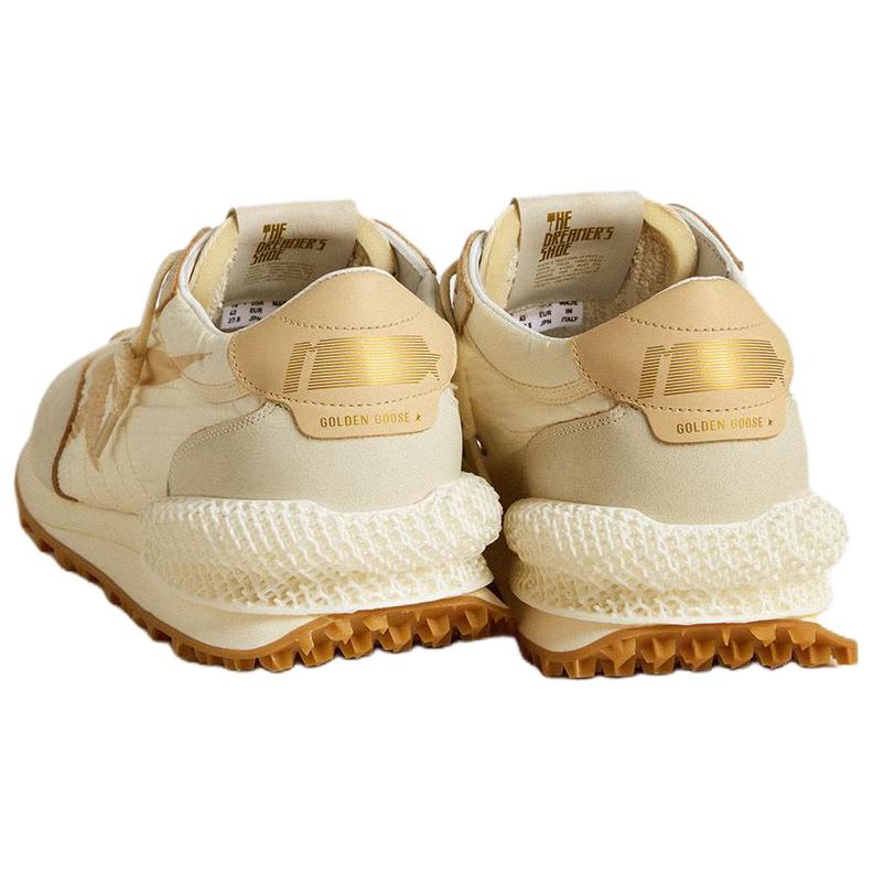 Golden Goose Marathon Low Top Casual Shoes Men's Beige