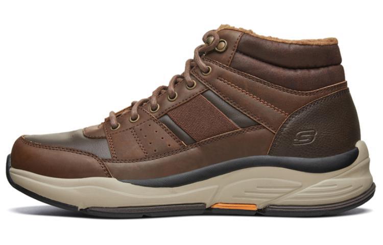 Skechers Benago Mid Top Casual Shoes Men's Brown