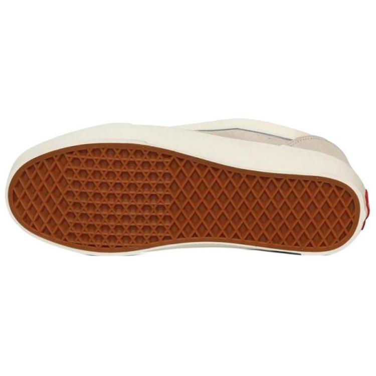 Vans Knu Skool Anti Slip Wear Resistant Low Top Skateboard Shoes Unisex Tan