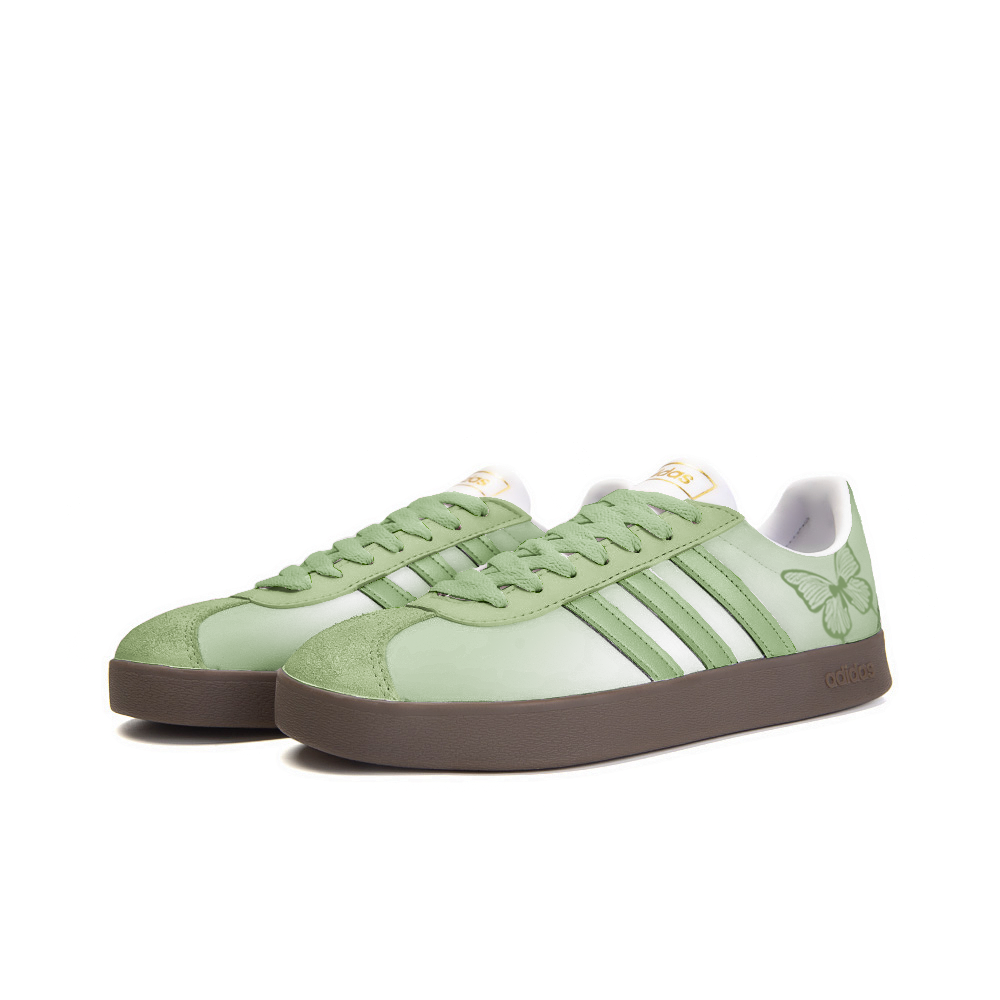 Adidas Neo VL Court 2.0 Anti-Slip Wear-Resistant Low-Top Skateboard Shoes Unisex White Green купить в интернет-магазине Yoocart с быстрой доставкой по России.