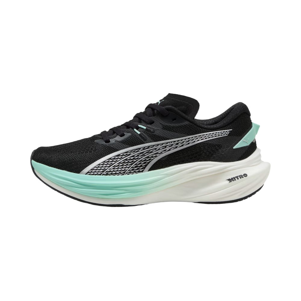 PUMA Deviate NITRO 3 Shock Absorbers Low Top Running Shoes Women's Black