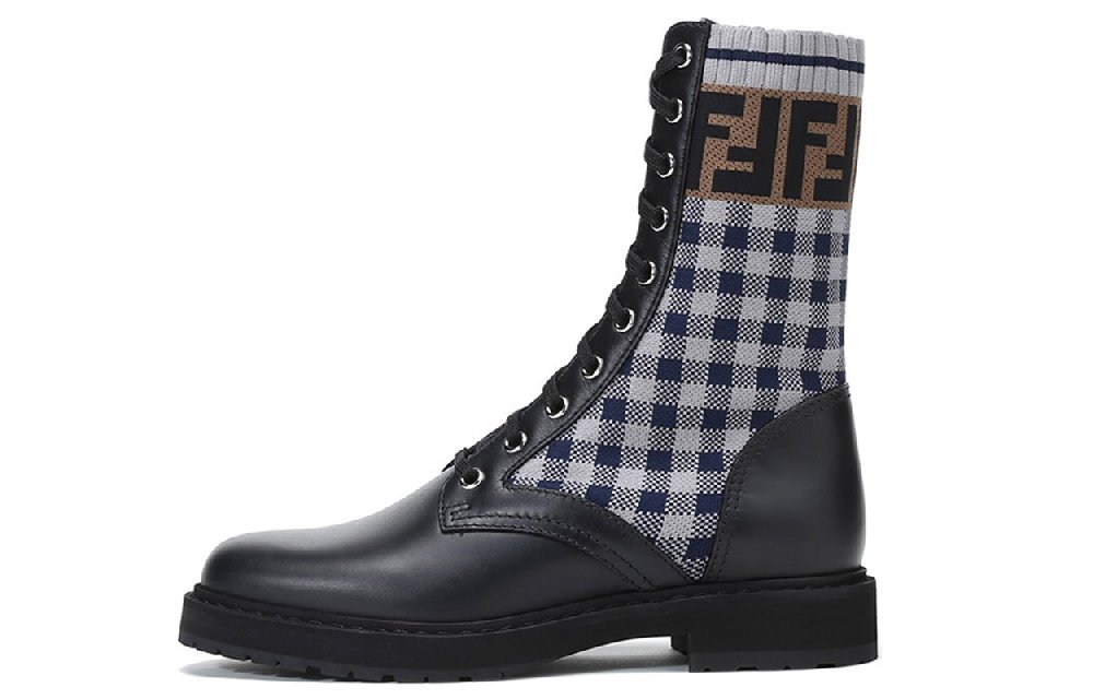 FENDI Rockoko Martin Boot Women's Black